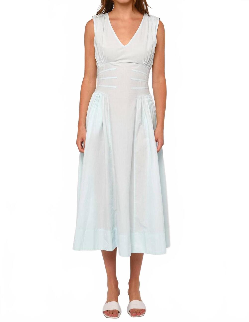NEW LOVE THE LABEL vesna maxi dress in light blue